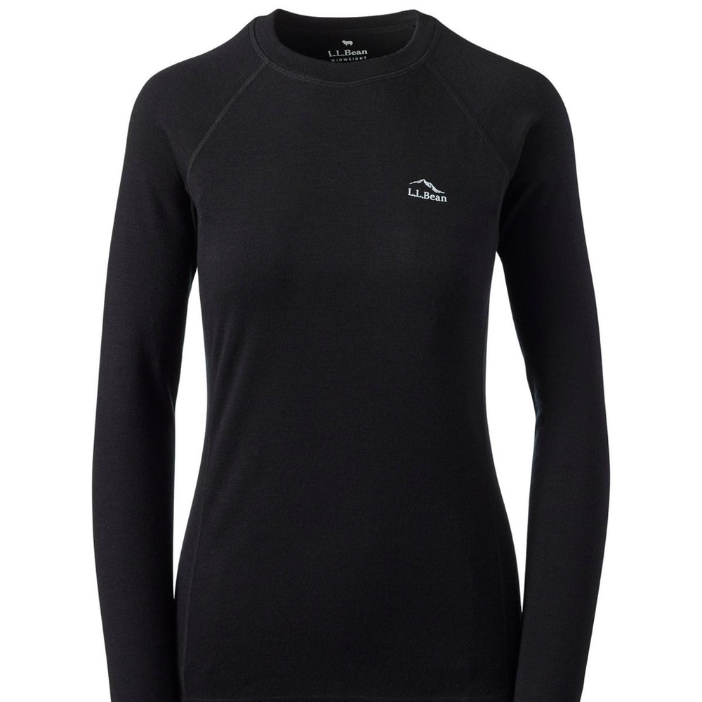 LL Bean Women's Cresta Midweight 250 Crew Top